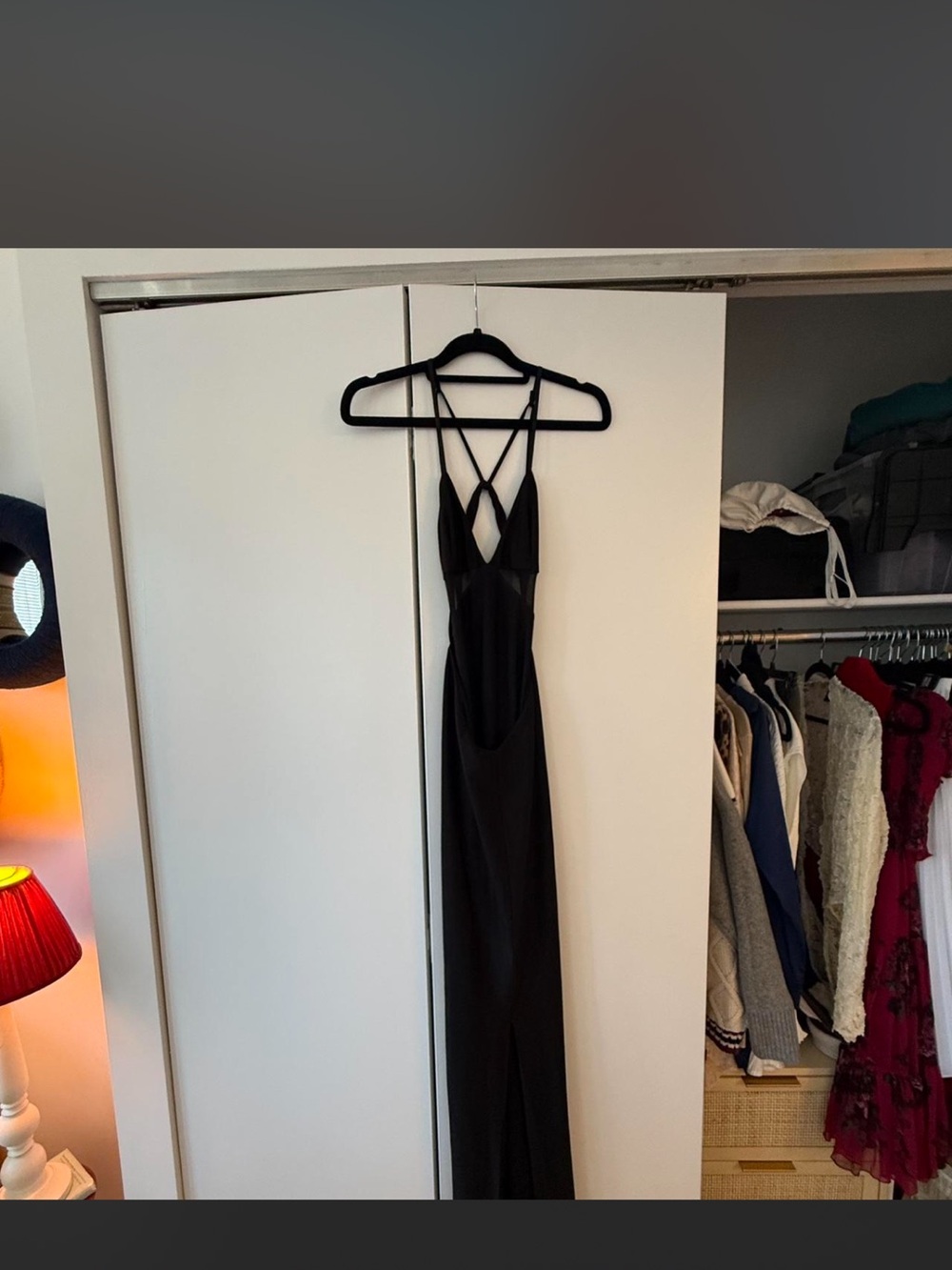 Retrofete Black Backless Maxi Dress - Picture 4 of 5